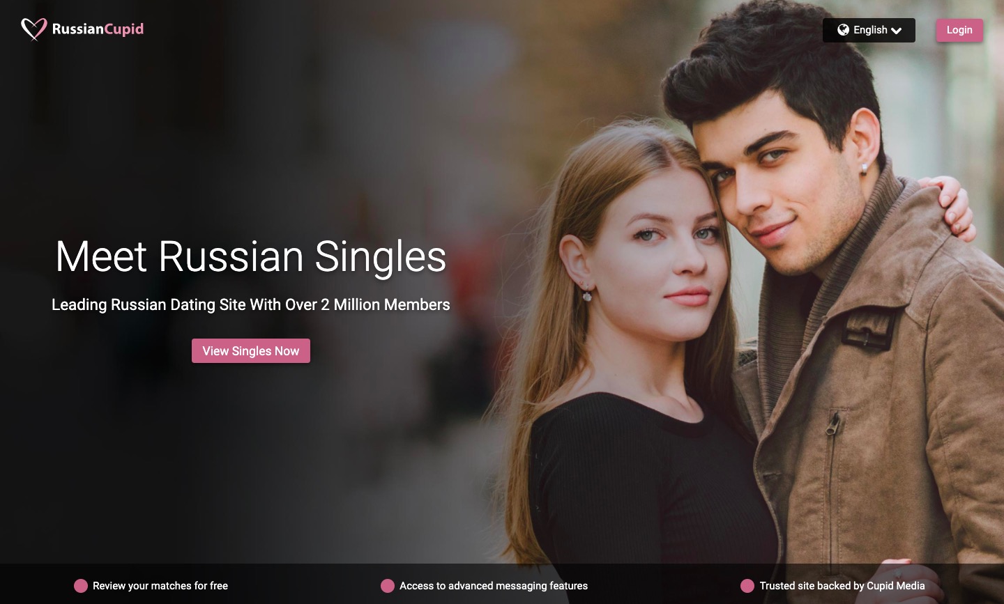 RussianCupid main page