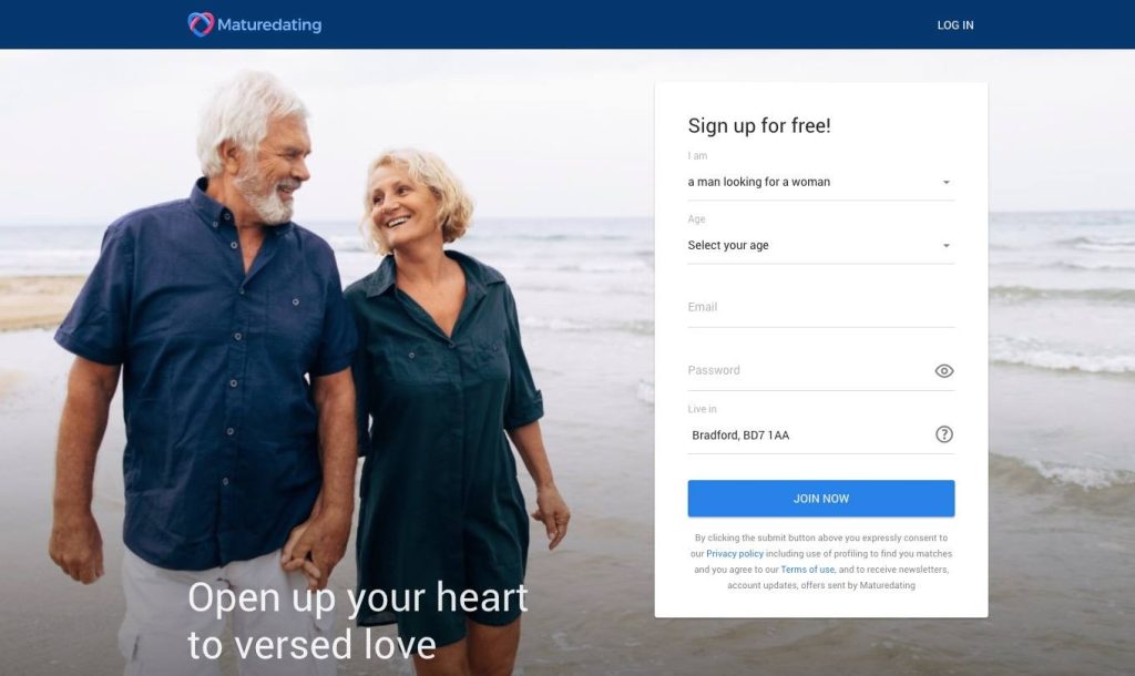 Maturedating main page